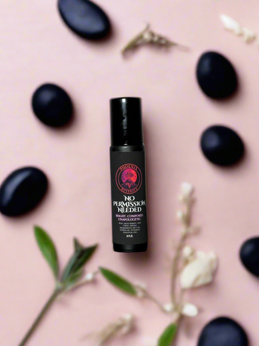 NO PERMISSION NEEDED™— Luxury Aromatherapy Roller| Bright + Composed