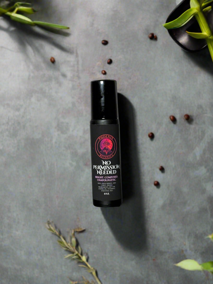 NO PERMISSION NEEDED™— Luxury Aromatherapy Roller| Bright + Composed